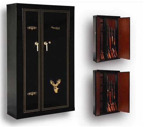 steel gun cabinet amazon|gun cabinet with thick steel.